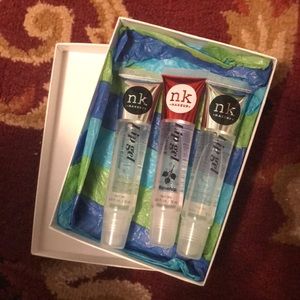 set of three lipglosses brand new never used cute
